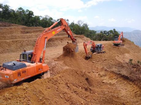 Construction underway at Lailenpi airstrip