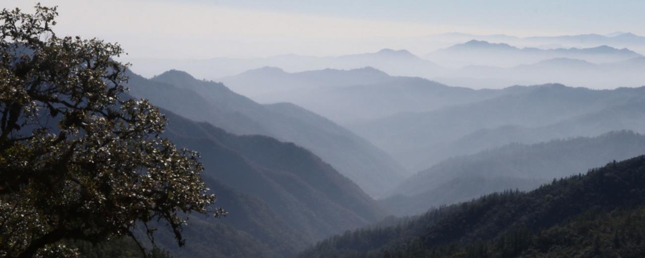 Mountainous panorama of Myanmar